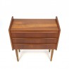 Small Danish chest of drawer on high legs