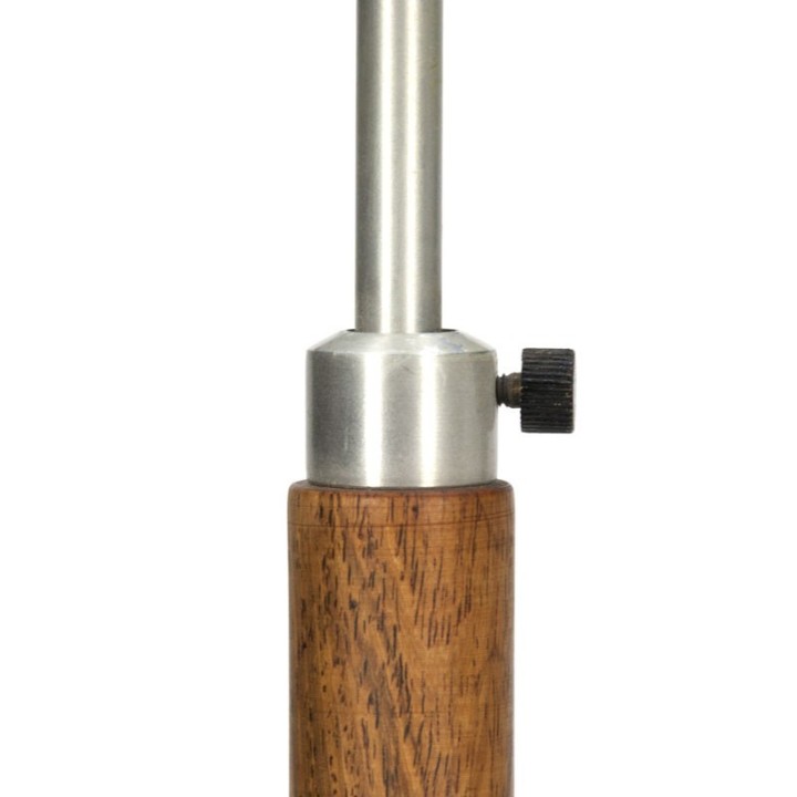 Vintage palissander houten vloerlamp