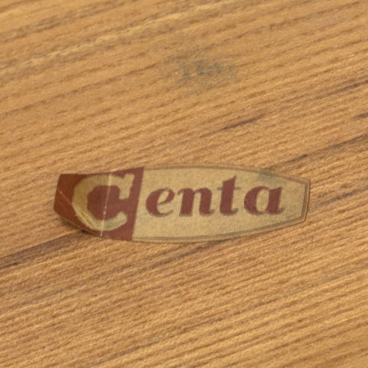 Vintage eiken kruk merk Centra