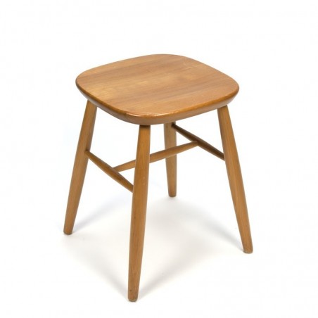Vintage oak stool brand Centra