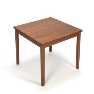 Vintage kleine salontafel in teakhout