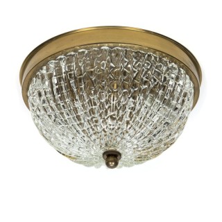 Plafondlamp in Orrefors stijl