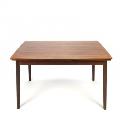 Vintage small Danish pull-out dining table