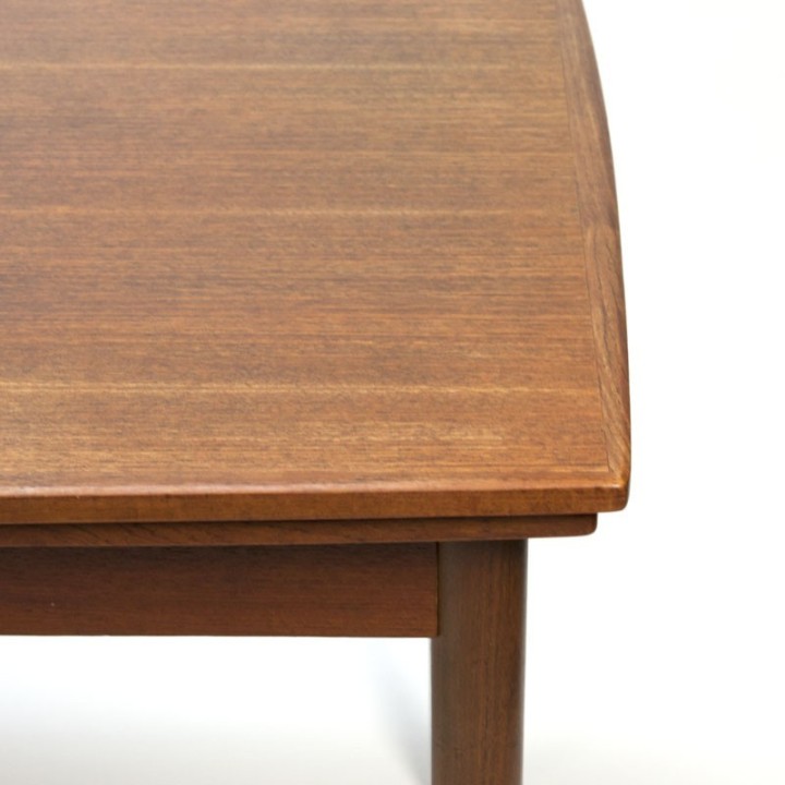 Vintage small Danish pull-out dining table