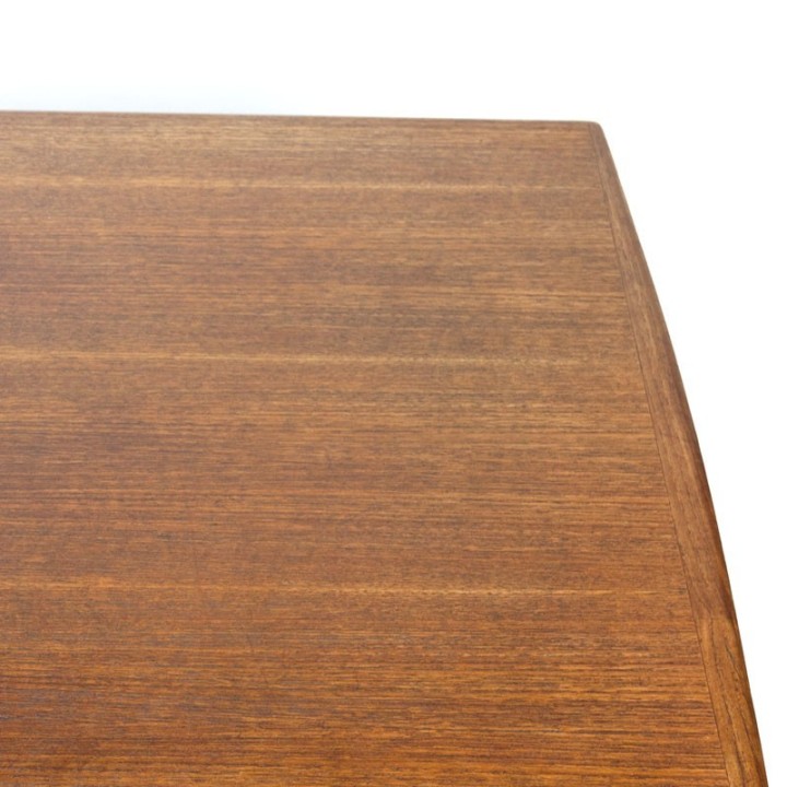 Vintage small Danish pull-out dining table