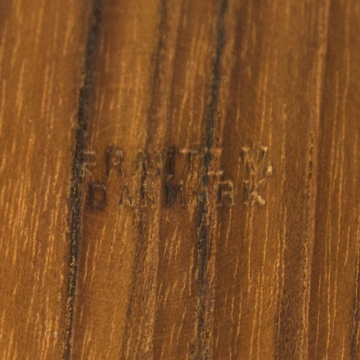Vintage bordjes in teak van Frantz V. Danmark