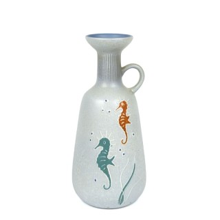 Aardewerk vaas nr. 3017 van Flora Gouda