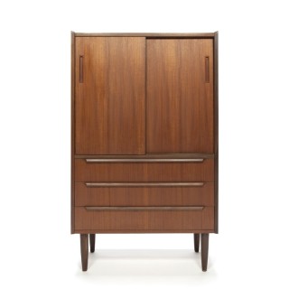 Deense vintage teakhouten kast