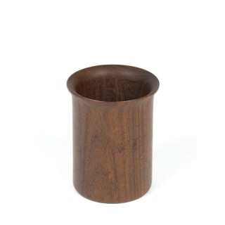 Teakhouten pennenbak vintage