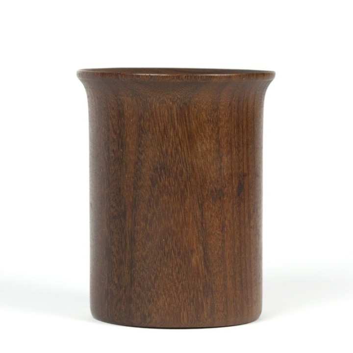 Teakhouten pennenbak vintage