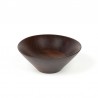 Donker teakhouten schaaltje vintage