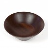 Donker teakhouten schaaltje vintage