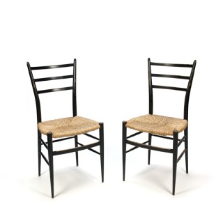 Vintage set van 2 Spinetto Chiavari stoelen