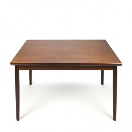 Danish teak vintage pull-out dining table