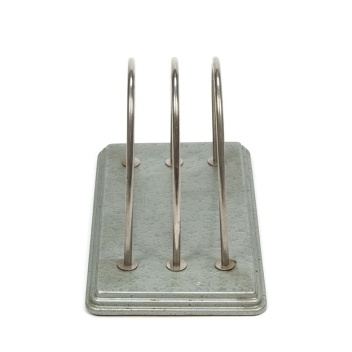 Vintage metalen brievenhouder