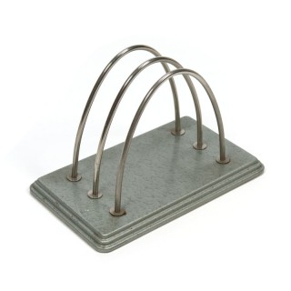 Vintage metalen brievenhouder