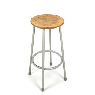 Vintage industrial bar stool