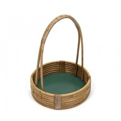 Vintage basket of bamboo