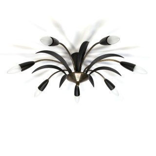 Vintage ceiling lamp 1950's Italian style