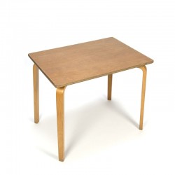 Vintage school-/ side table with plywood legs