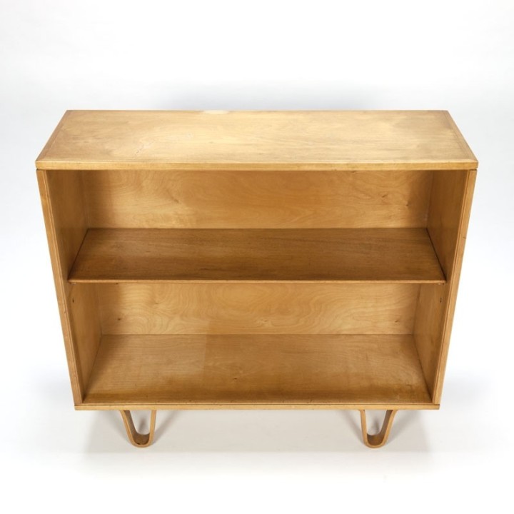 Vintage Cees Braakman voor Pastoe berkenserie boekenkast