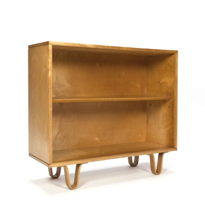 Vintage Cees Braakman voor Pastoe berkenserie boekenkast