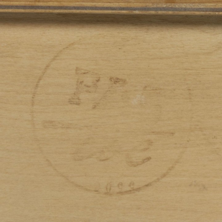 Vintage Cees Braakman voor Pastoe berkenserie boekenkast