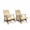Vintage set of 2 easy chairs from the fifties