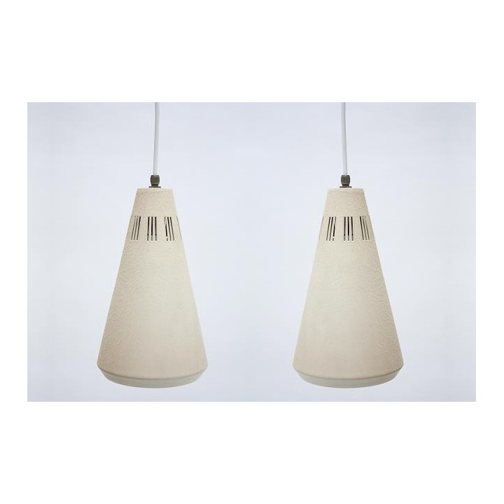 Set van twee Philips hanglampen vintage
