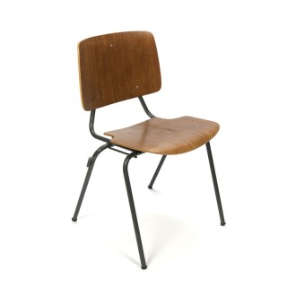 Vintage set of 4 folding chairs Kho Liang Ie