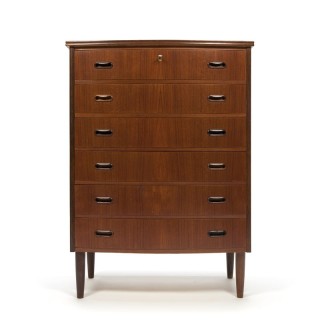 Danish vintage chest of drawers in teak