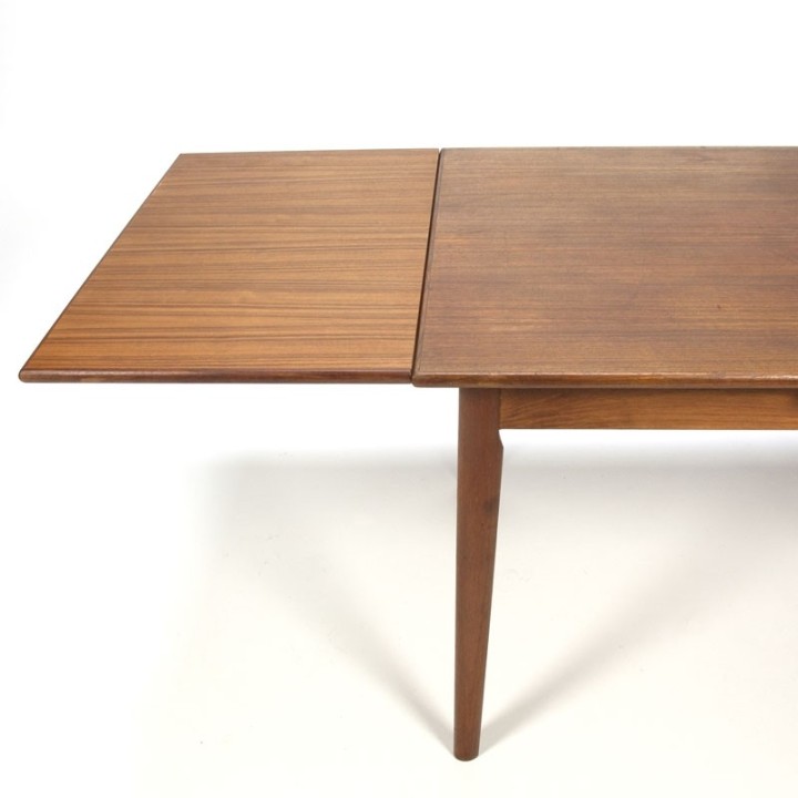 Deense vintage eettafel uitschuifbaar