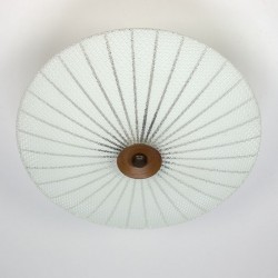 Vintage plafondlamp uit de jaren vijftig