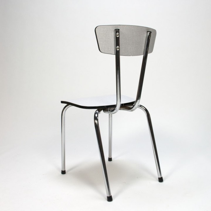 Partij vintage jaren vijftig/ zestig keukenstoelen