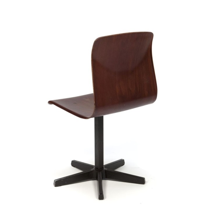 Vintage Pagholz schoolstoel voor kinderen