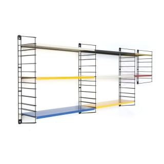 Large Vintage Tomado wall system / bookshelf set