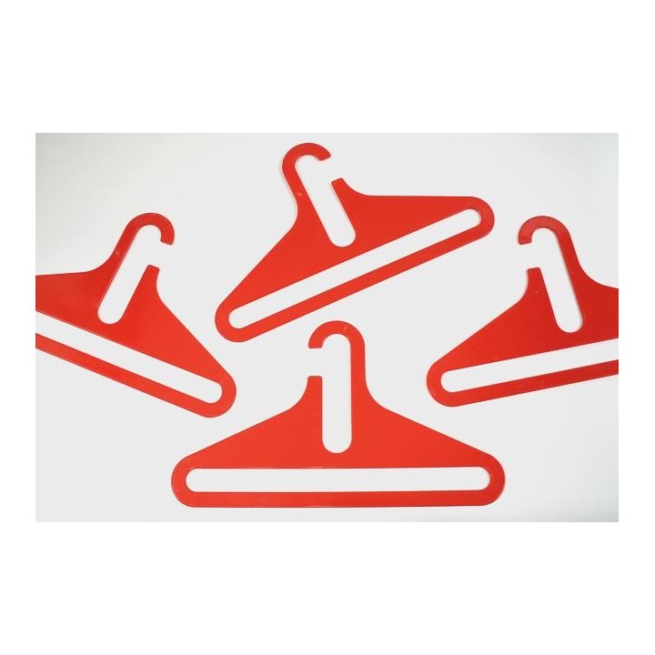 Plastic clothes hook red - Retro Studio