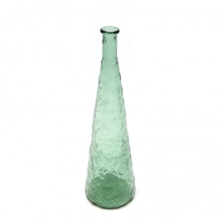 Glass vintage vase green