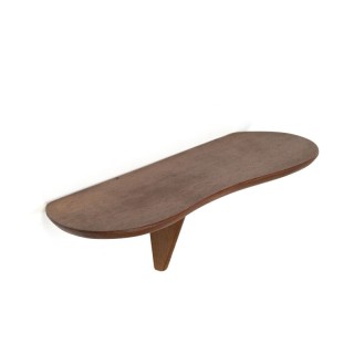 Vintage Danish teak small wall shelf