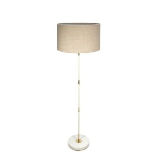 Standing vintage floor lamp with brass details