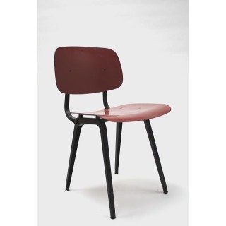 Friso Kramer Revolt chair red/black 3 - Retro Studio