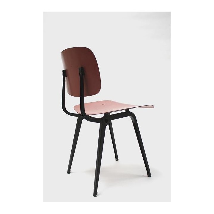 Friso Kramer Revolt stoel rood/zwart 3 - Retro Studio