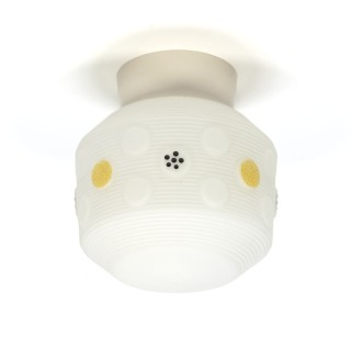 Vintage fifties glass ceiling lamp