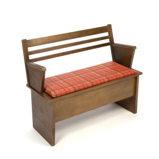 Vintage children's bench with storage
