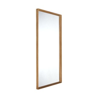 Groot model Deense Vintage eiken spiegel