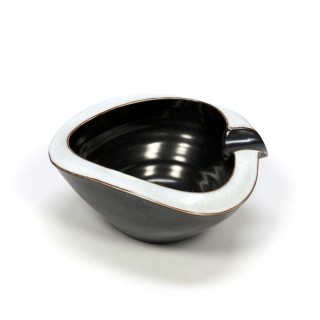 Vintage aardewerk asbak van Ravelli