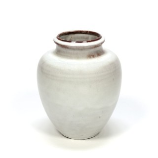 Vintage Mobach Utrecht vase white