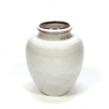 Vintage Mobach Utrecht vase white