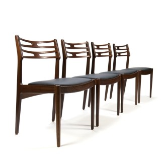 Vintage set of 4 chairs designed by Johannes Andersen
