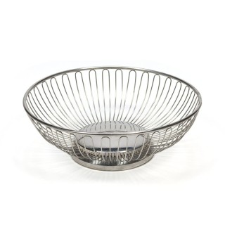 Rond model vintage broodmand of fruitschaal